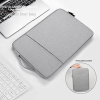 Housse d'ordinateur portable Shengbeier St. Bell Fashion Sleek en polyester, antichoc, étanche, rétractable, portable, pour tablette, physiologique