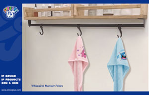 <span class=keywords><strong>Turbante</strong></span> para el Cabello Strange Us Monster - Toalla de Microfibra Tejida de Secado Rápido, Suave y Cómoda para Secar el Cabello - Product Image 5