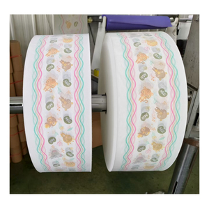 Soft Touch Color Printing Laminated PE Film <strong>Roll</strong> for Baby Diapers Material Making - Product Image 2