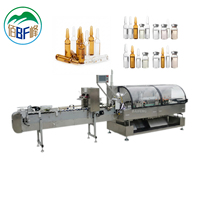 Machine d'emballage automatique à grande vitesse pour flacons et ampoules, 120-150 boîtes/min, norme GMP, mouvement continu