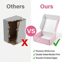 Boîte d'abonnement auto-élevable en carton blanc extra-rigide, recyclable et écologique, avec impression intégrale double face et logo personnalisé