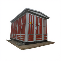 Transformateur américain 500KVA, poste de transformation préfabriqué de type boîte, combinaison complète de boîte de distribution 1250KVA