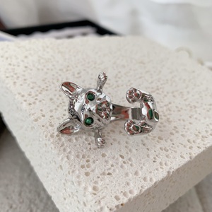 Anillos chapados en plata increíbles para perros, anillos de leopardo, joyería de moda, anillos chapados en oro para hombres - Product Image 3