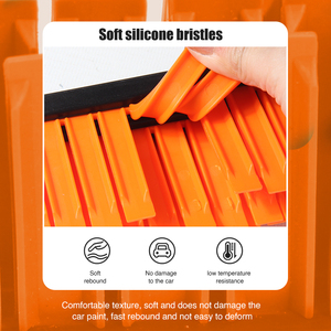 Thiết kế mới silicon <span class=keywords><strong>ICE</strong></span> <span class=keywords><strong>scraper</strong></span> Telescopic cho mùa đông xe làm sạch tuyết bàn chải - Product Image 4
