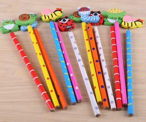 Cadeaux promotionnels dessin animé en bois écolier <span class=keywords><strong>voiture</strong></span> crayons enfants jouet - Product Image 3