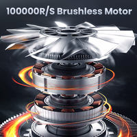 Souffleurs d'air portatifs X8 en gros d'usine, souffleur électrique turbo ultra-puissant, ventilateur à jet électrique à moteur sans balais haute puissance
