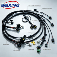 A00097 Faisceau de câblage automobile personnalisé BeiXing et assemblage de câbles avec isolation PBT/PVC/PTFE, indice de protection IP66, 16 conducteurs
