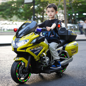 Nouvelle <span class=keywords><strong>moto</strong></span> <span class=keywords><strong>électrique</strong></span> <span class=keywords><strong>12V</strong></span> pour enfants, <span class=keywords><strong>moto</strong></span> de <span class=keywords><strong>police</strong></span> en plastique pour bébé avec lumière, jouet de voiture à piles - Product Image 3