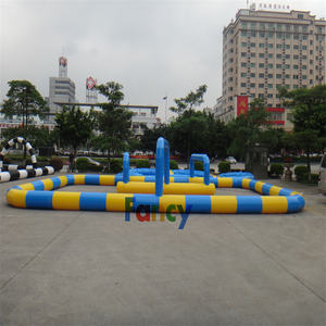 Piste <span class=keywords><strong>de</strong></span> course <span class=keywords><strong>de</strong></span> karts gonflables Offre Spéciale pour Go Kart Racing avec château <span class=keywords><strong>gonflable</strong></span> Zorb en vente - Product Image 4