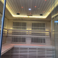 Cabine de sauna traditionnelle en bois pour usage domestique avec chauffage rapide – Vente en gros