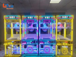 Lifun 60 Clips Lucky Game Machine, machine d'arcade à monnayeur pour la distribution <span class=keywords><strong>de</strong></span> prix et le jeu <span class=keywords><strong>de</strong></span> rédemption <span class=keywords><strong>de</strong></span> cadeaux suspendus, pour centre commercial et salle d'arcade - Product Image 3