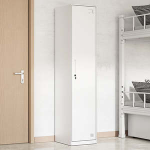 Armario <span class=keywords><strong>de</strong></span> Acero Resistente <span class=keywords><strong>para</strong></span> el Hogar, Armario <span class=keywords><strong>de</strong></span> Una Puerta <span class=keywords><strong>para</strong></span> Guardar Ropa, Ahorra Espacio, Ideal <span class=keywords><strong>para</strong></span> Dormitorio - Product Image 5