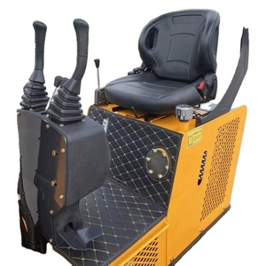 Mini-excavatrice sur chenilles de 1 tonne, excavatrice à usage domestique, haute efficacité, nouvelle mini-excavatrice compacte, petite excavatrice pour la maison - Product Image 1