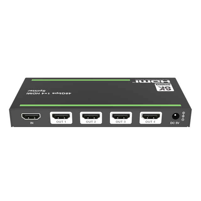 8K60Hz/4K120Hz hdmi Splitter 1x4 VRR HDR Scaler Output SPDIF OUT 4 Port