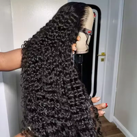 Perruque en cheveux humains bouclés birmans en gros, perruque à cuticules alignées, perruque frontale en dentelle HD 13x6 sans colle en cheveux humains vierges