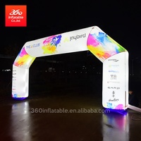Arche gonflable géante publicitaire extérieure personnalisée, imperméable, avec éclairage LED, à vendre