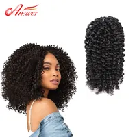 Afro Kinky Krullend Mali Bob Vlechten Haar 8Inch Afrikaanse Vlechten Hair Extensions Marly Haar Twist Synthetisch Haarstukje 40 Wortels