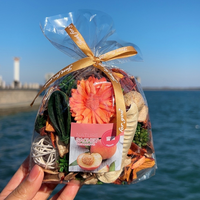 Sachet de parfum de plante naturelle en forme de solide fleurs séchées désodorisant pétale pour la maison pêche océan fraise lune désodorisant
