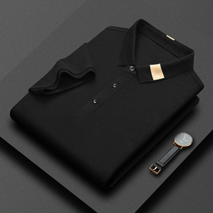 Polo para Hombre con Patrón Jacquard, Tejido Texturizado, Casual, Manga Corta, Moderno y a la Moda - Product Image 3