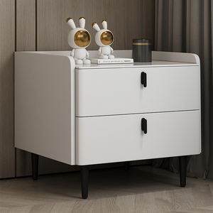 <span class=keywords><strong>Table</strong></span> <span class=keywords><strong>de</strong></span> <span class=keywords><strong>chevet</strong></span> intelligente <span class=keywords><strong>de</strong></span> luxe moderne avec dessus en pierre frittée 2 tiroirs gris blanc Contenu <span class=keywords><strong>de</strong></span> <span class=keywords><strong>chevet</strong></span> <span class=keywords><strong>pour</strong></span> la maison ModHomi vente en gros - Product Image 4