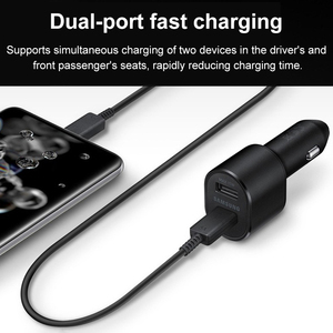 <span class=keywords><strong>Cargador</strong></span> de Pared Doble PD de 45 W y 15 W con 2 Puertos EP L5300 USB C para Automóvil, Compatible con <span class=keywords><strong>Samsung</strong></span> S23 S22 S22 A14 <span class=keywords><strong>5G</strong></span> A04E A54 <span class=keywords><strong>5G</strong></span> <span class=keywords><strong>A34</strong></span> - Product Image 5