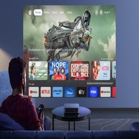 Le Premier Projecteur Laser Google TV au Monde Dangbei Atom Mini Portable 1200 ISO DLP Projecteur Laser ALPD 1080 4K Intelligent
