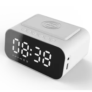 Free samples products adjustable Backlight Usb Alarm Clock Speaker & Horn