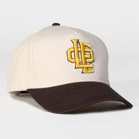 Gorra de Béisbol Personalizada de 5 Paneles de Algodón de Alta Calidad para Hombre, Gorras de Dos Tonos, Logotipo Bordado, Gorra de Béisbol Curva para Mujer, Primavera/Verano, para Actividades al Aire Libre