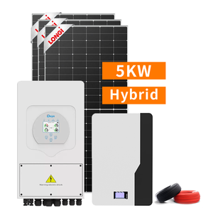 Sistema de Energía Solar con Batería de Litio de 220v 20kw, Sistema Solar de 6kw con Seguimiento Solar, Sistema de Energía Solar para el Hogar de 10kw, Kit de Sistema de Energía Solar con Batería de 5kw - Product Image 1