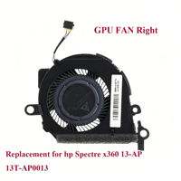 Ventilateur de refroidissement CPU GPU L37660 pour HP Spectre x360 13-AP 13T-AP0013 AP00233dx AP0033dx, ventilateurs de PC, radiateur L48215 ND55C03-18C07 18C06