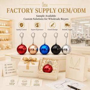 Llavero Portátil con Logotipo Personalizado, Varios Colores, Regalo Navideño, Recuerdo de Eventos, Obsequio Promocional, Bálsamo Labial en Forma de Llavero Esférico - Product Image 2