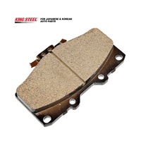 OEM 04465-YZZAF 1Y0H-33-28Z 1Y12-33-28Z 00491-60090 04465-AZ005 04465-35061 Plaquettes de frein en céramique pour LAND CRUISER TOCOMA