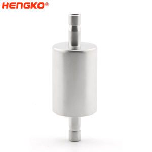 صمام أحادي الاتجاه لتقليل حجم الرئة من هينغكو، مصنوع من الفولاذ المقاوم للصدأ، مانع ارتداد الهيدروجين (واجهة مزدوجة الأنبوب) - Product Image 1