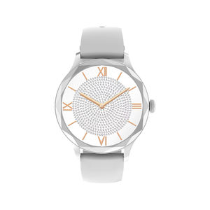 DT S Diamond Watch Frame Design Smartwatch, 1.3inch AMOLED Display Phone Call <b>Wireless</b> Charge Women's Health Watch - Product Image 3