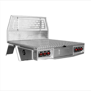 Dual Single Cab Square Aluminum Ute Canopy Tray 2 Compartments 2000L Waterproof Lockable Powder Coated Portable Outdoor Pickup - Product Image 3