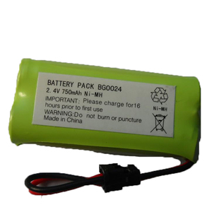 OEM MDG customizable <span class=keywords><strong>3</strong></span>,6 V 2000mah battery rechargeable de NiMH pack packet with Connector - Product Image 2