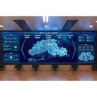 Panneaux vidéo LED micro haute qualité à pas de pixel fixe P0.93 P1.25 P1.56 P1.87, écran LED COB 16:9 HD 4K pour affichage publicitaire intérieur