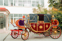 Chariot de balayage classique personnalisé pour mariages, traîné par des chevaux, pour la vente en gros (OEM)