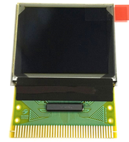 Layar PMOLED 1,29 inci 128x96 Antarmuka Paralel/SPI Modul OLED dengan Suhu Operasi -40~85