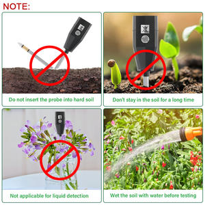 300 मिमी लंबी जांच मिट्टी की नमी और <span class=keywords><strong>ph</strong></span> मीटर बैटरी मिट्टी परीक्षक की जरूरत नहीं - Product Image 6
