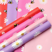 Papier d'emballage pour fleurs tournesol et marguerite, papier d'emballage pour bouquets de fleuristes en gros