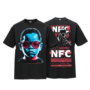 T-shirt da <span class=keywords><strong>uomo</strong></span> casual alla moda a maniche corte 100% cotone con stampa <span class=keywords><strong>vintage</strong></span> Hell Star, disponibile subito dai produttori - Product Image 3