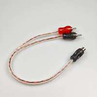 Câble adaptateur RCA Y Splitter 1 vers 2, paire torsadée mâle vers mâle, câble séparateur audio pour voiture, câble 2RCA mâle vers 1RCA femelle