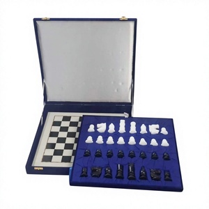 Caja de regalo Veet para interiores de alta calidad, juego de tablero de ajedrez de mármol blanco y negro para niños, juego Square S High-Quty Go para jugar - Product Image 1