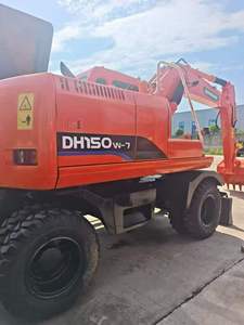 รถขุดล้อยี่ห้อ Doosan รุ่น DH150W-7 มือสองจากเกาหลี น้ำหนัก 15 ตัน ชั่วโมงการทำงานต่ำ ระบบไฮดรอลิก - Product Image 1