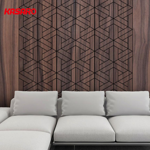 แผ่นไม้อะคูสติกผนังอะคูสติกกันเสียงสำหรับแผงอะคูสติกผนังเก็บเสียง - Product Image 1