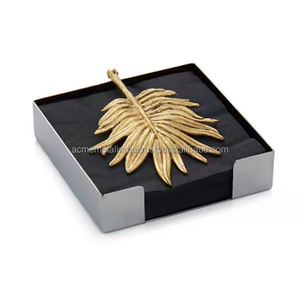 Porte-serviettes de forme carrée Vaisselle Porte-serviettes et support pour la maison et l'hôtel Ustensiles de cuisine Décoration de table et accessoires - Product Image 1