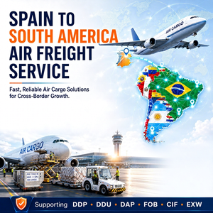 Transporte Aéreo Rápido y Económico de España a Estados Unidos, Agente de Envío Exprés Puerta a Puerta, Incluye Despacho de Aduanas - Product Image 1