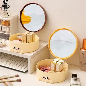 Torta di <span class=keywords><strong>cioccolato</strong></span> <span class=keywords><strong>specchio</strong></span> per il trucco con scatola di immagazzinaggio portatile di grande capacità di gioielli scatola di immagazzinaggio <span class=keywords><strong>specchio</strong></span> Desktop <span class=keywords><strong>specchio</strong></span> cosmetico - Product Image 1