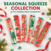 Jouet Squishy Barre de Beurre de Noël en PU à Remontée Lente, Anti-stress, à Presser, Sensoriel, Doux, pour Adultes, Vente en Gros, 3 Tailles
